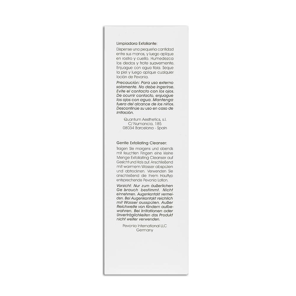 pevonia gentle exfoliating cleanser