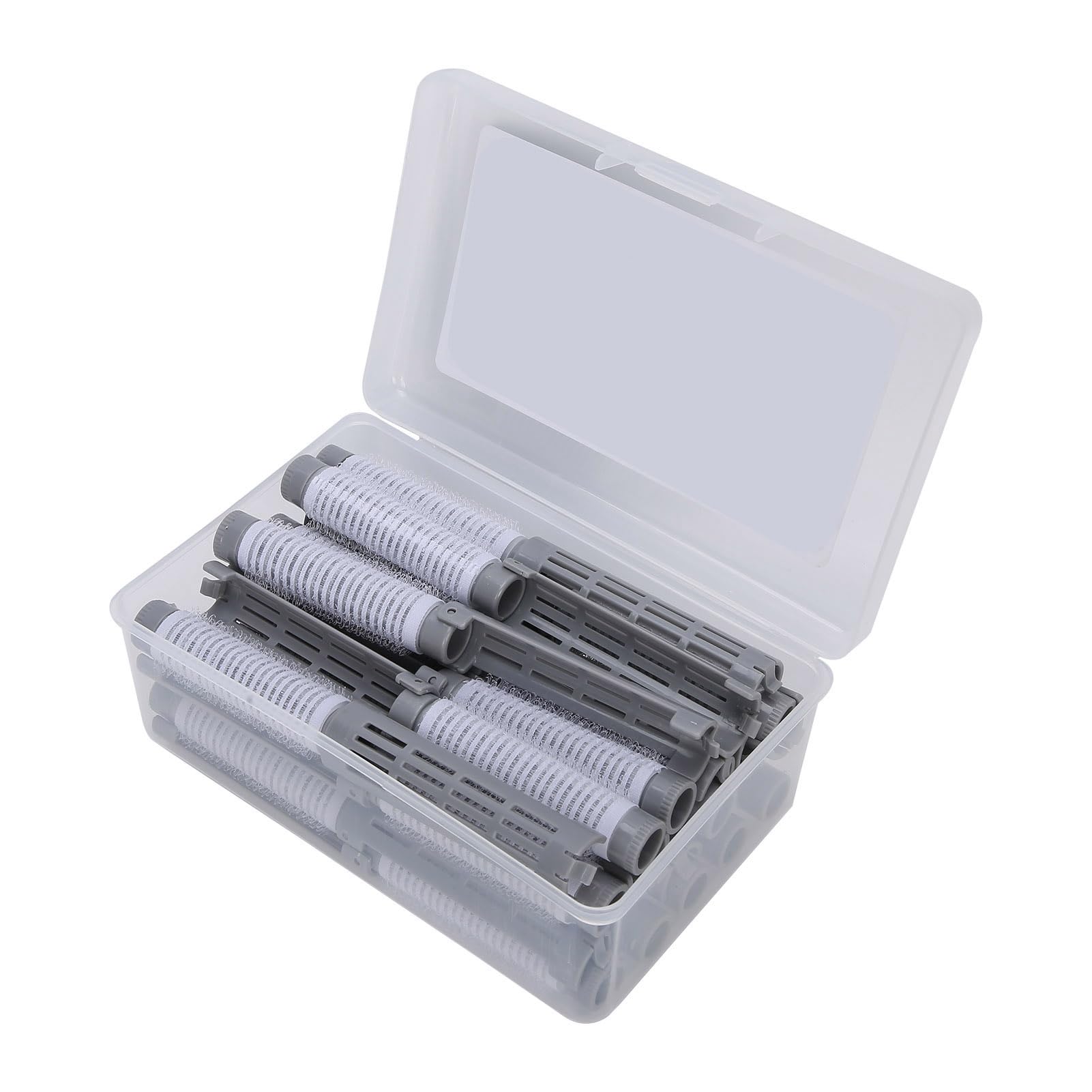 Professional Curlers 20-Piece Set - 6.1 inch Wave Perm Rods for Styling Tools, Plastic Curling Rollers for Creating Long Lasting Curls & Waves, Salon Quality Hairdressing Accessories (#3)