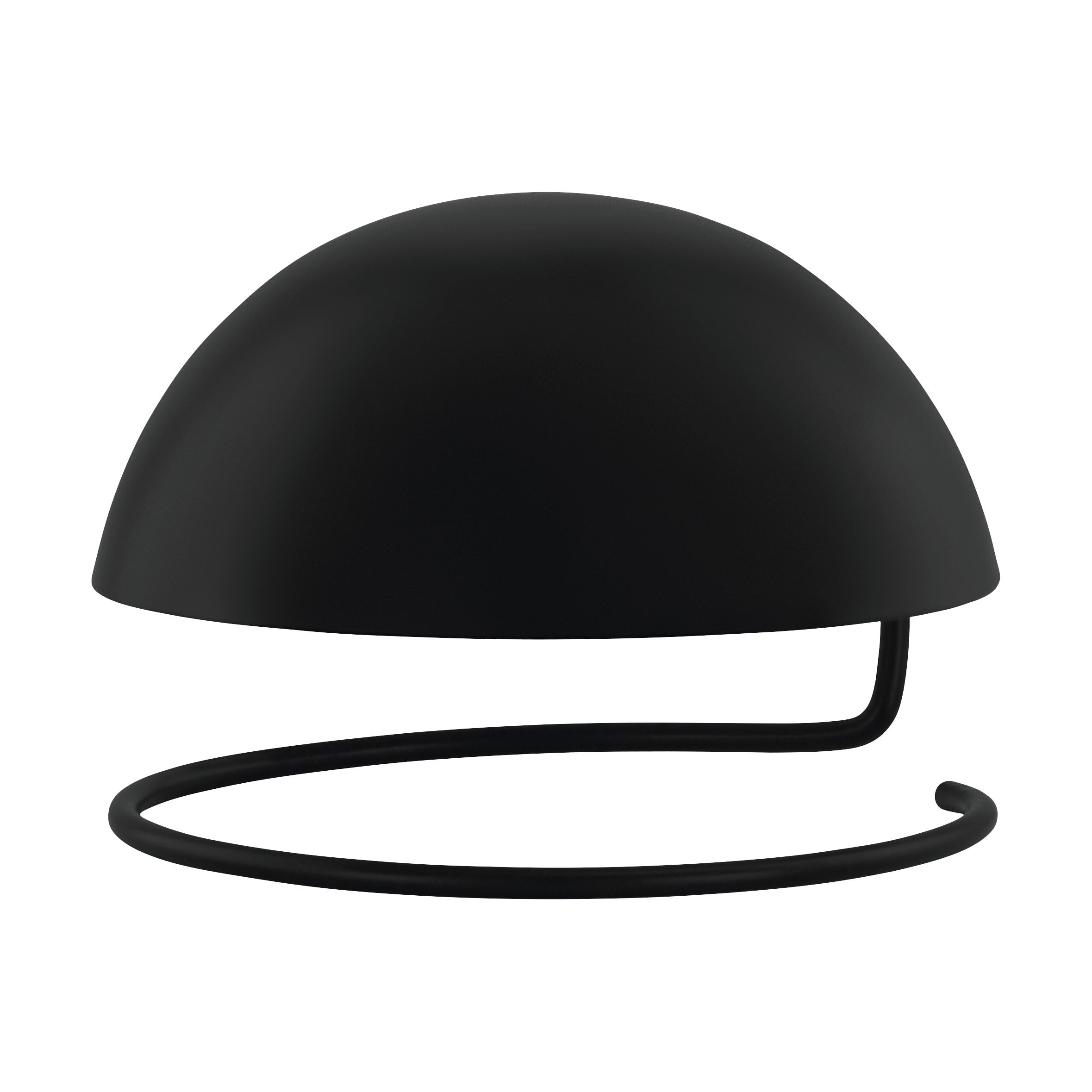 EGLO Decorative Anti-Glare Accessory for G80 Bulbs, Snap-on Light Bulbs, Anti-Glare Steel in Black, Matte, Diameter 8.2 cm