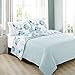 Home Fashion Designs 3-Piece Coastal Beach Theme Quilt Set with Shams. Soft All-Season Luxury Microfiber Reversible Bedspread and Coverlet. Seaside Collection Brand. (King, Multi)