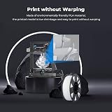 Creality PLA Filament 1.75mm 2kg White 4.4lb Cardboard Spool, Dimensional view 3