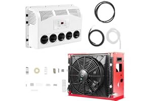 YUNLAIGOTOP 12V 11000 BTU Truck Cab Air Conditioner Split, Cooling Rapidly Split AC Air Conditioner with Digital Display Screen, 12v Air Conditioner for Semi Trucks Car Bus RV Caravan