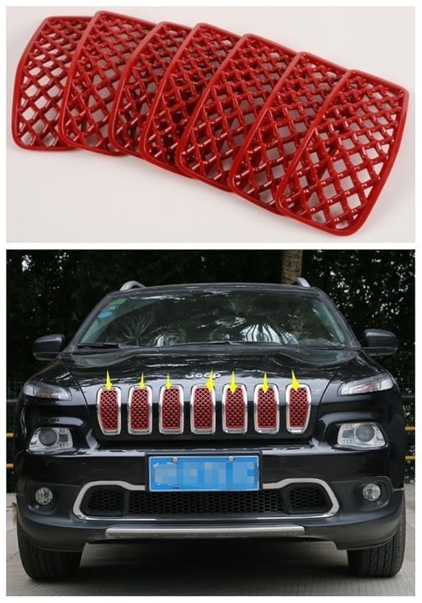Car Front Grille Inserts Mesh Grill Accessories For Jeep
