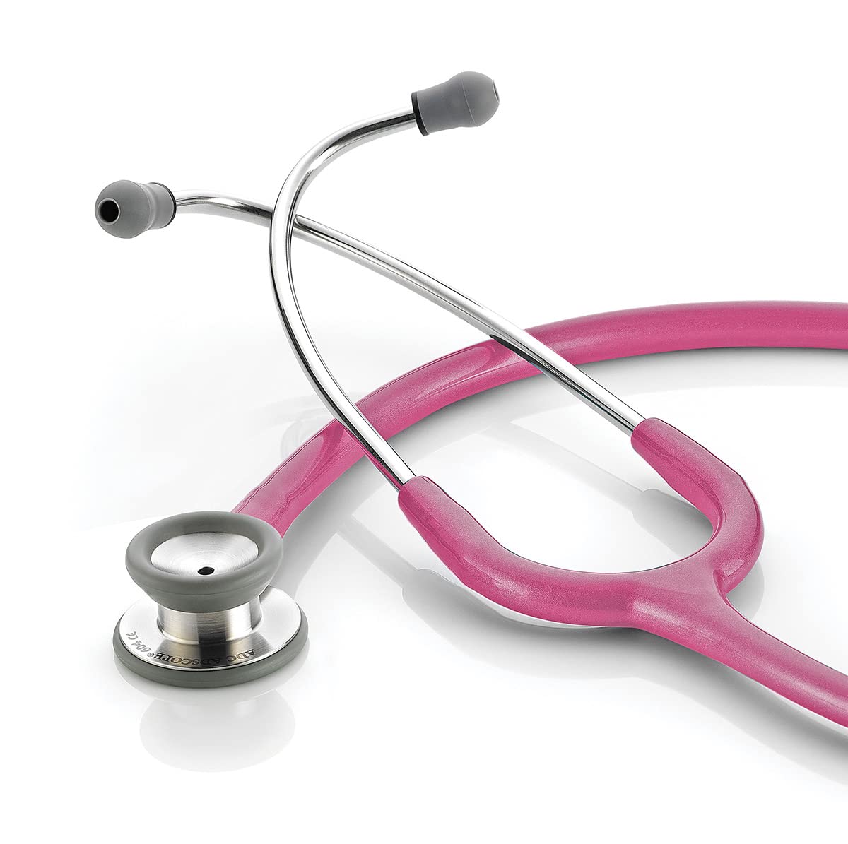 ADC Adscope 604 - Pediatric Clinician Stethoscope - Metallic Raspberry