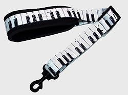 Piano Keys Neoprene padded Saxophone strap with