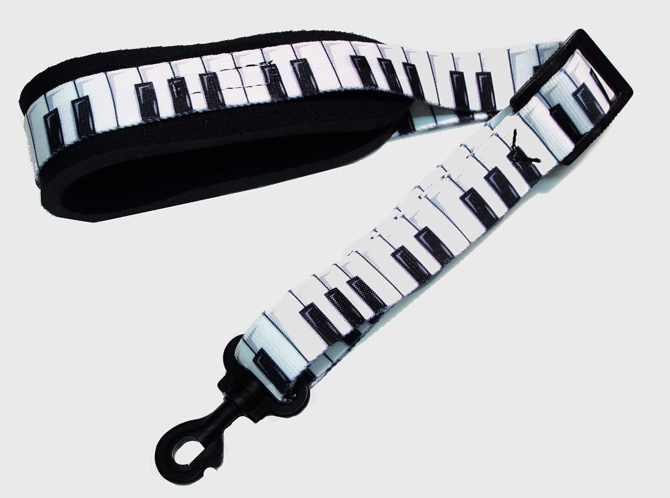 Piano Keys Neoprene padded Saxophone strap with