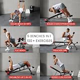 FF Finer Form Multi-Functional FID Weight Bench – Full Body Adjustable view 3