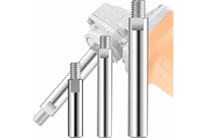 5/8"-11 Angle Grinder Extension Shaft Connecting Rod 3PCS，Compatible with Makita, Dewalt, Bosch, Hitachi, Milwaukee, Metabo and Other Brands，nophike Tool