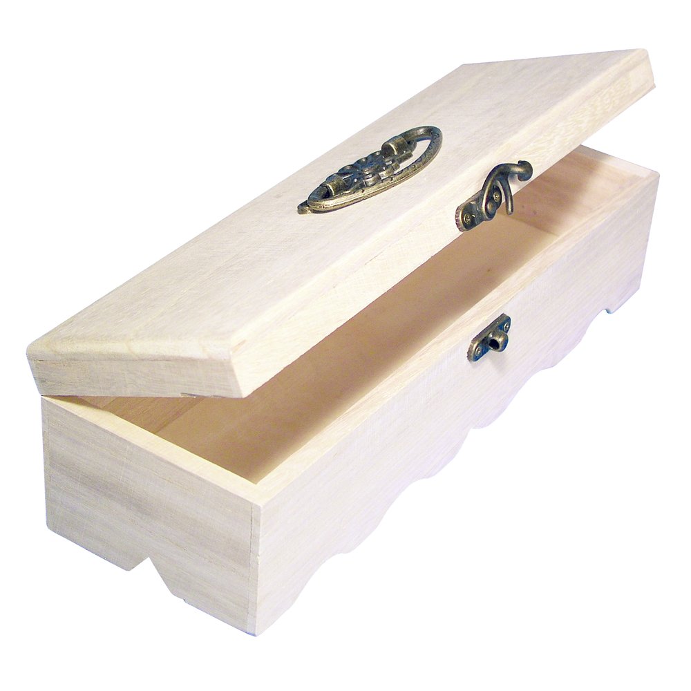 RAYHER 62298000 Wooden Box FSC Mix Credit, 29 x 9.5 x 8 cm