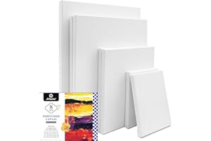 Artecho Stretched Canvas multi-size 8pcs