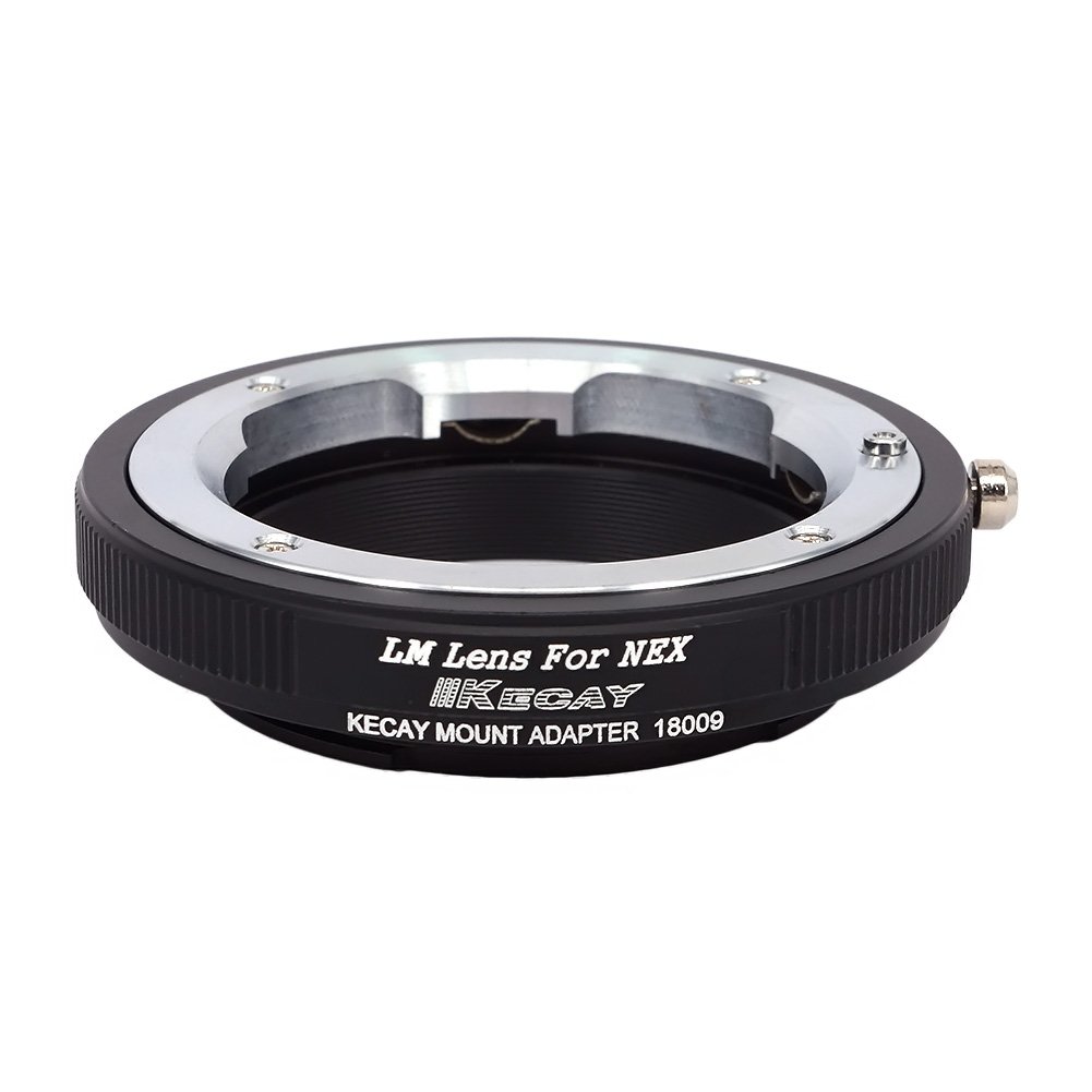 KECAY Lens Mount Adapter Converter for Leica M Lens to Sony NEX E-Mount Camera Body NEX-3 NEX-3C NEX-5 NEX-5C NEX-5N NEX-5R NEX-6 NEX-7 NEX-F3 NEX-VG10 VG20 - Adapter Ring Leica M to NEX