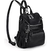Uromee Backpack Purse for Women Small Vegan Leather Ladies Fashion Tassel Mini Travel Shoulder Bag Convertible