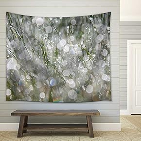 The Morning Dew - Fabric Wall Tapestry Home Decor - 51x60 inches