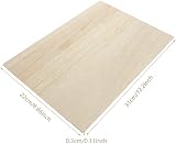 MIVIDE 12Pcs Balsa Wood Sheets 300x210x3MM A4 for Arts DIY Crafts view 3