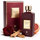 Merve Stellar Oud Unisex Perfume 3.4 Oz Long Lasting EDP Rose Amber Musk | Fresh oud with vetiver, citrus &amp; amber, 25% perfume oil, vegan &amp; cruelty-free