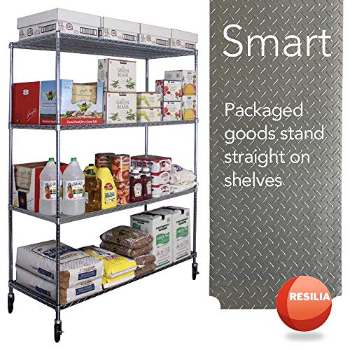 image for Resilia Shelf Liner Set for Wire Shelving Units - 5 Pack, 14 Inches x 