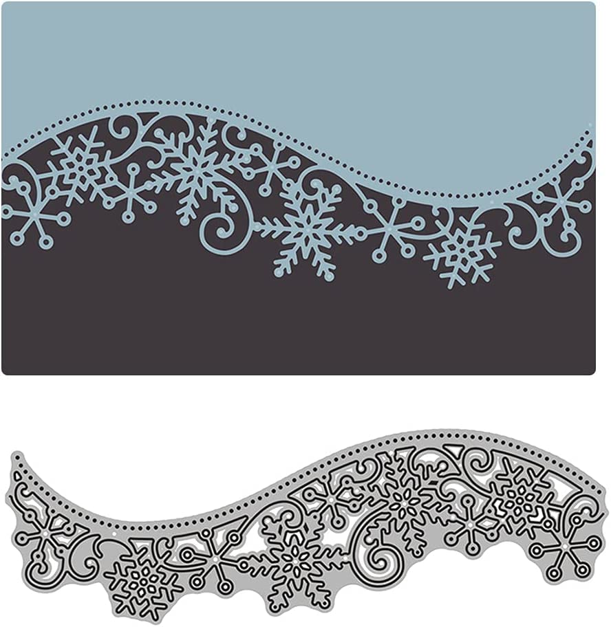 Snowflake Lace Cutting Dies for Card Making，Cutting Dies Cut Stencils for DIY Scrapbooking Photo Album Decorative Embossing Paper Dies for Card Making Templated