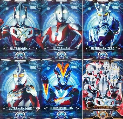 Amazon ウルトラマンx エックス サイバーカード ウエハース5種セット アパレル専用カード付 カードのみ キッズコスチューム 変身 なりきり ホビー