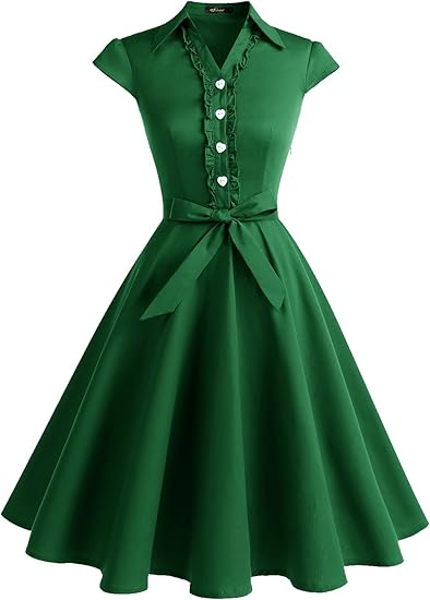 Ropa Vintage Mujer 7 Wedtrend Vestido Vintage Escote V 1950s