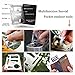 Youbu Portable Tactical LED Flashlight with Cree T6 1000 Lumens 5 Light Modes,Ultra Bright Pocket Torch for Hiking,Camping,Fishing-Free Survival Credit Card Tool
