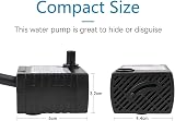 BARST 250L/H Submersible Pump 3.6W Quiet AC 220V with 4 Suction Cups view 7