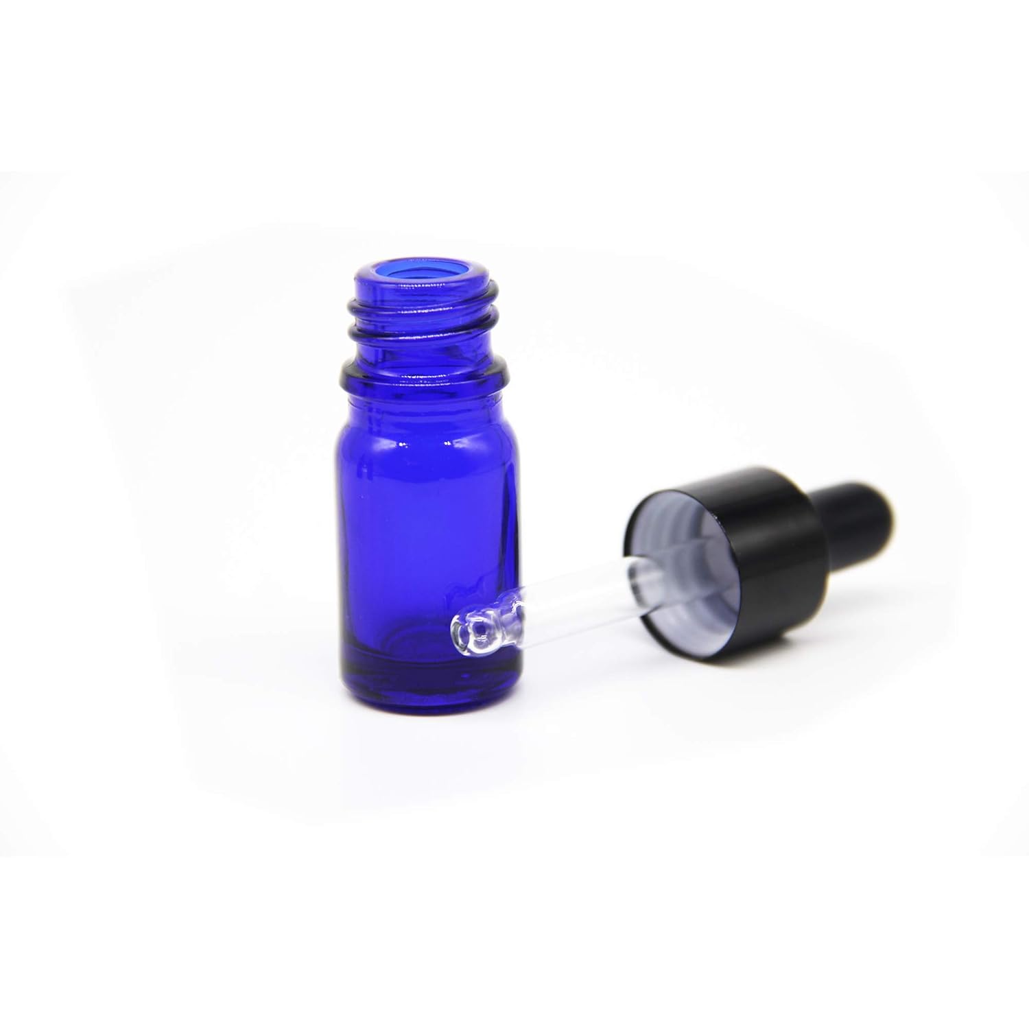 Yizhao Blue Glass Dropper Bottles 5ml, with Glass Pipette Dropper, for Essential oil Aromatherapy, Laboratory, Massage - Image 4