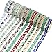 JPSOR 48 Rolls Washi Tape Set, 8mm Wide Decorative Masking Adhesive Tape Four Season Paper Tape, Great for DIY, Craft, Gift, Scrapbook-Decorative, Multi-Purpose (Colorful)