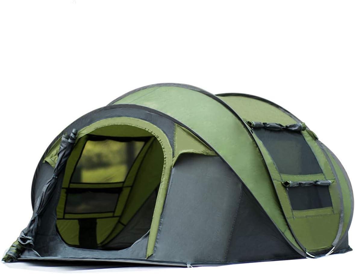 Qisan Automatic Camping Outdoor Pop-up Tent for Waterproof Quick-Opening Tents 4 Person Canopy with Carrying Bag Easy to Set up