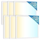 Sunco 6 Pack 2x2 LED Flat Panel Lights for Drop