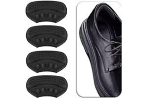 VivoFoot 4 PCs Anti-slip Heel Grips, Thick Liners & Fillers for Half-Size Too Big or Loose Shoes, Heel Cushion inserts, Heel 
