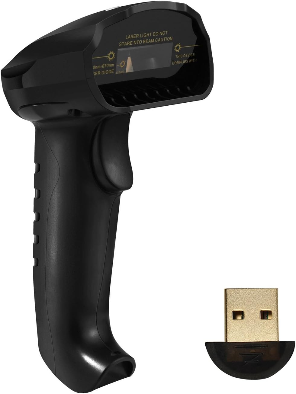 letobe Bluetooth Barcode Scanner Portable Rechargeable 1D Code Reader for Smartphone Notebook Tablet