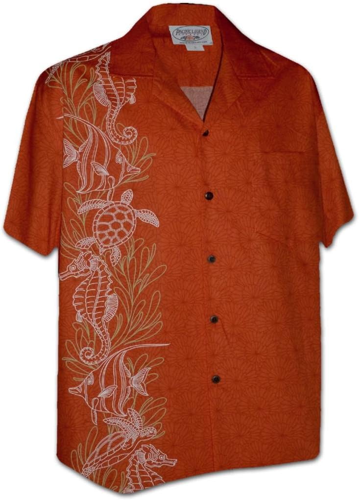 Pacific LegendOceanarium Panel Tropical Men's Shirt