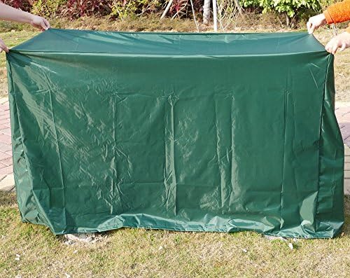 WOODSIDE 2 SEATER 1.2M 4FT GARDEN BENCH COVER WATERPROOF FURNITURE SEAT
