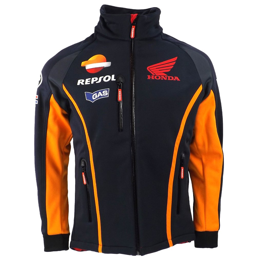 Galleon Honda Repsol Moto GP Team Gas Soft Shell Jacket Blue Official New