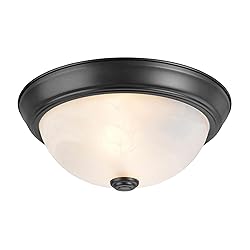 Aspen Creative 63013-2A Two-Light Flush Mount in