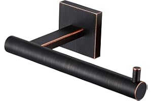 KOKOSIRI Toilet Paper Holder Oil Rubbed Bronze Toilet Roll Holder Hold Mega Rolls Kitchen Bathroom Tissue Paper Dispenser Stainless Steel, B2005ORB