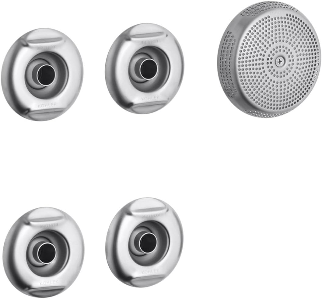 Kohler K9694G Flexjet Whirlpool Trim Kit with Four Jets, Brushed