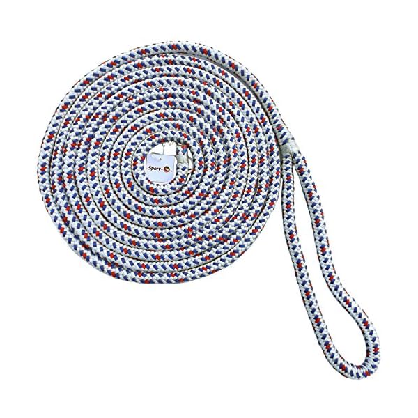 Sport-O-Dock-Line-and-Mooring-Rope-12-x-20-Red-White-Blue Sport-O-Dock-Line-and-Mooring-Rope-12-x-20-Red-White-Blue