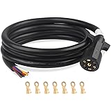 Amazon.com: WATERWICH Heavy Duty 7 Way Trailer Plug Cord with 7 Gang