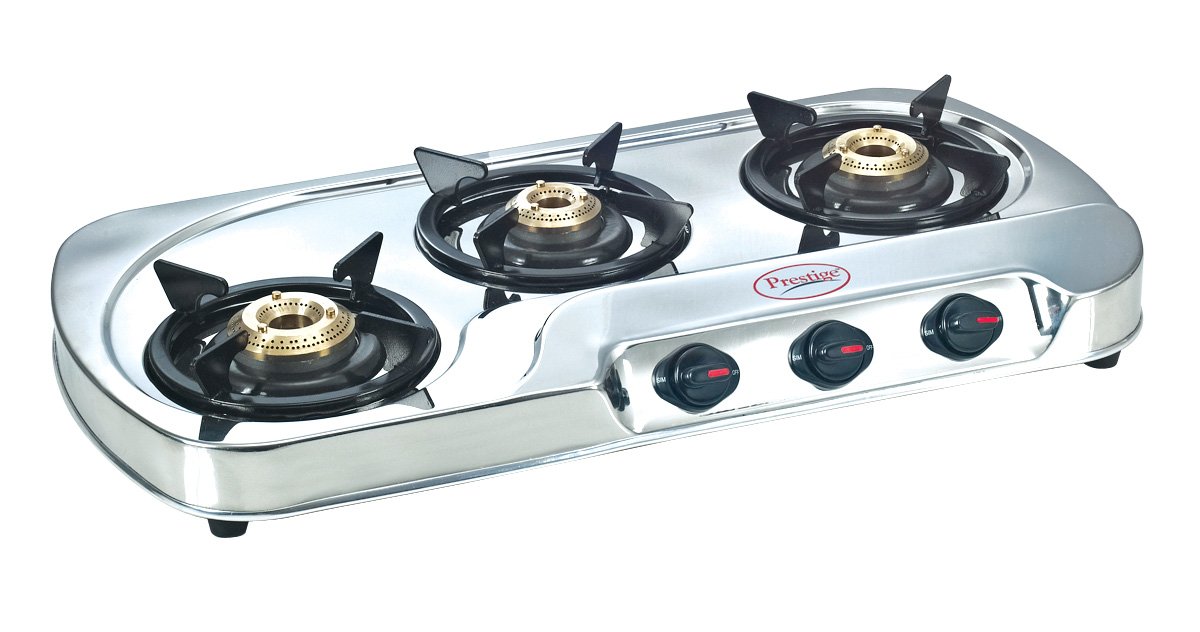 Buy Prestige GS 03 L E Gas Stove, Silver Online at Low Prices in India