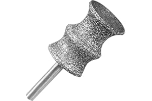 KITGUARD Diamond Dremel Dog Nail Grinder Bits for Rotary Tool-1/8'' Dremel Dog Nail Grinder Attachment-Pet Nail Grinder Bit Work for Animals Nail Care (C)