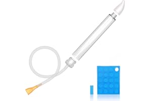 MOLUCKY Baby Nasal Aspirator with 24 Filters , Baby Nose Sucker for Toddler, Sealed Design & Soft Silicone Tip, BPA-Free