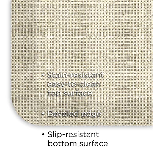 NewLife by GelPro Decorative Foam Floor Mat, 20" x 72", Tweed Antique
