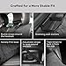 Back Seat Cover for Dogs, 100% Waterproof, TaoTronics Pet Seat Cover, Dog Car Seat Covers, Dog Hammock, Slip-proof, Scratch-proof, Stain-proof, for Most Cars(approximately 54x58 inches)