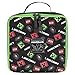 JINX Minecraft Scatter Creeper Insulated Kids School Lunch Box, Black, 8.5