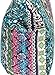 Silverhooks Womens Boho Patchwork Beach Tote Bag w/ Black Trim (Multi Color)