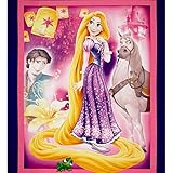 Disney Princess Rapunzel Panel Pink Fabric