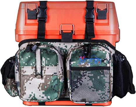 SHZJ Cajas De Pesca Y Asiento De Caja De Pesca, Accesorios De Gancho De Carrete De