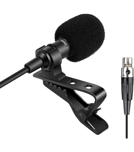 Amazon.com: Sujeetec Lavalier Microphone Lapel Microphone