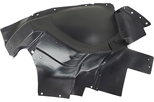 Evan Fischer Fender Liner Front, Driver Side, Front Section Compatible with 2013-2016 GMC Acadia2017 GMC Acadia Limited Plastic Material - GM1248242